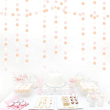 Peach-Pink White Party-Decorations Paper Garland - 52ft Princess