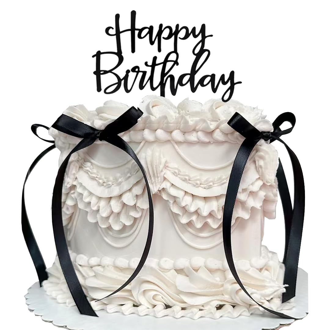 Bow Cake Topper Ribbion for Heart Cake Vintage Cake