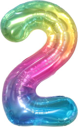 KatchOn, Giant Jelly Number 2 Balloon - 40 Inch | 2nd Birthday