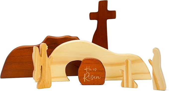 Easter Decorations for Home He Is Risen Decor Empty Tomb