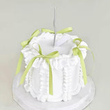 12 PCS Green Bow Cake Topper Coquette Ribbons Bows Cake for Decorating