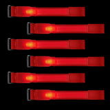 M.best 8pcs LED Light Up Bracelets Glow Flashing Wristbands Glow in