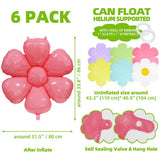 Flotable Daisy Flower Balloon Pastel Macaron Daisies Party Supplies