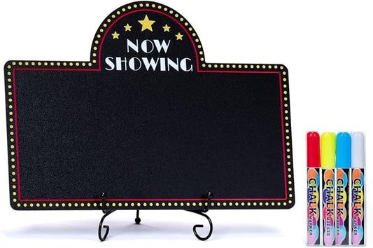 Movie Night Decorations Chalkboard Kit for Movie Theme Parties 1
