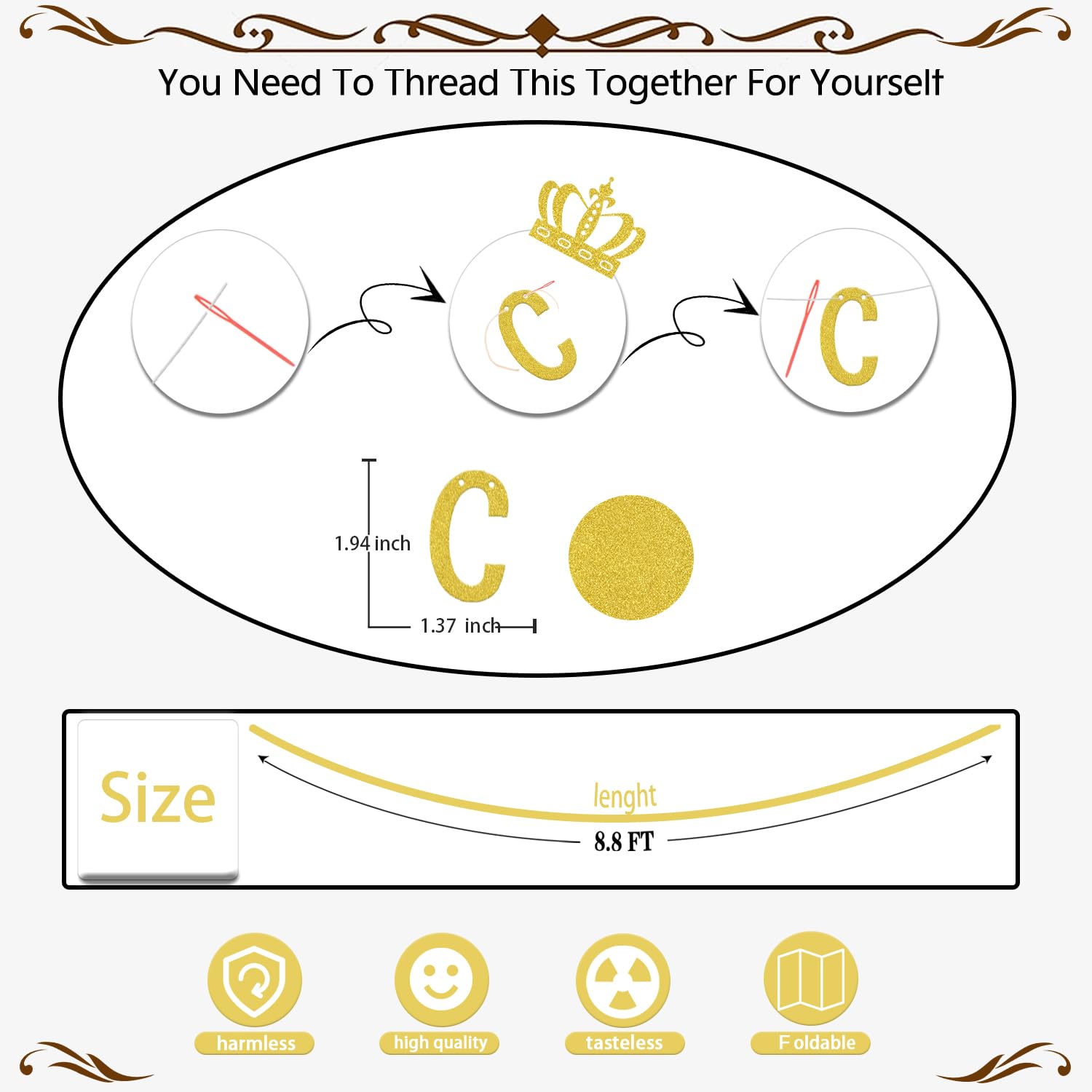 Come One Come All Banner, Circus 1st Birthday Party Decorations