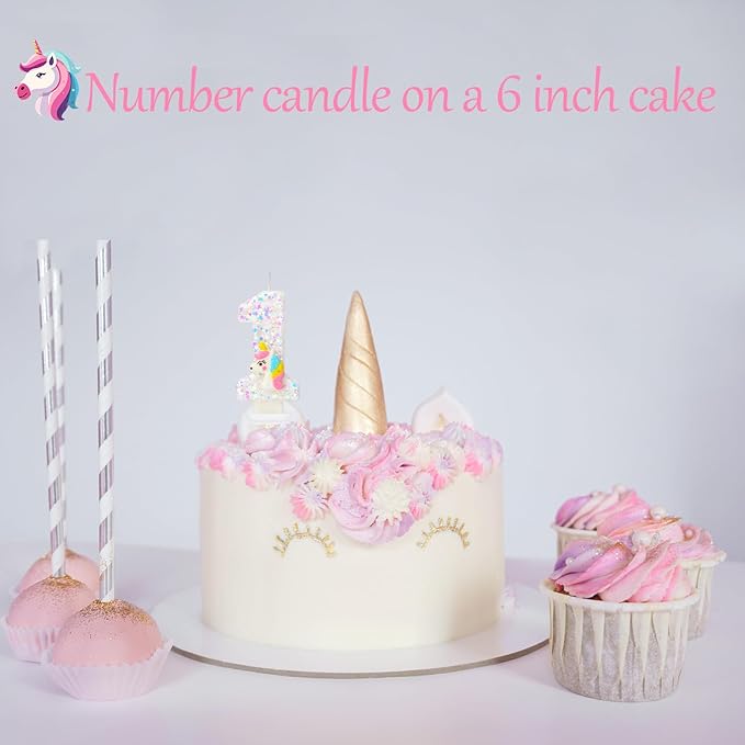 Birthday Candles Number 1 Candle 1st Birthday Candle for Cake