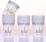 Unicorn Birthday Party Decorations Rainbow Unicorn Plates and Napkin