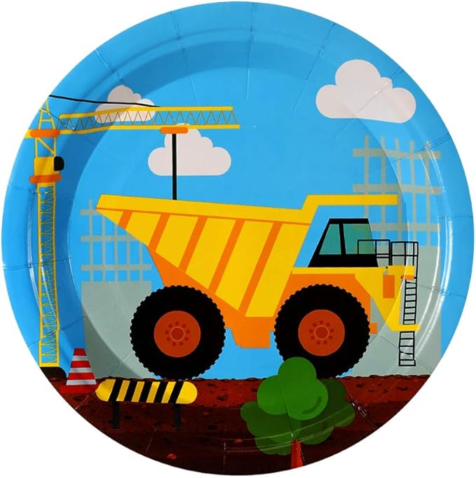 Construction Birthday Party Supplies Set For Boys 24 Guests Dump
