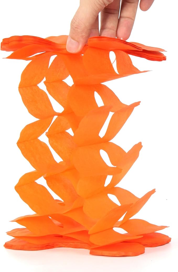 Fall-Boho Pink-Orange Groovy Thanksgiving Party-Decorations - 12pcs