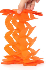 Fall-Boho Pink-Orange Groovy Thanksgiving Party-Decorations - 12pcs