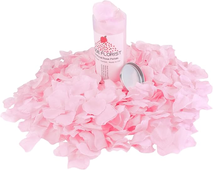CODE FLORIST 1500 PCS Silk Rose Petals for Valentine's Day,Fake Rose #