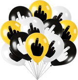 21 PCS Middle Finger Funny Balloons – Hilarious Birthday Decorations