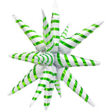 Green White Christmas Balloon Winter Holiday Happy New Year Xmas Eve