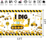 178 Pcs Construction 1st Birthday Party Supplies Dump Truck One Year