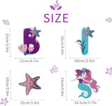 Mermaid Happy Birthday Banner Little Mermaid Theme Birthday