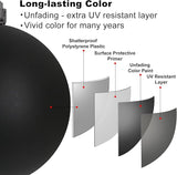 Black Set of XL (4.0") 4PCS Christmas Balls - Christmas Tree