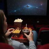 27 Set Movie Night Snack Trays Disposable Paper Movie Snack Boxes