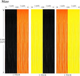 Construction Birthday Party Decorations Orange Black Yellow Foil