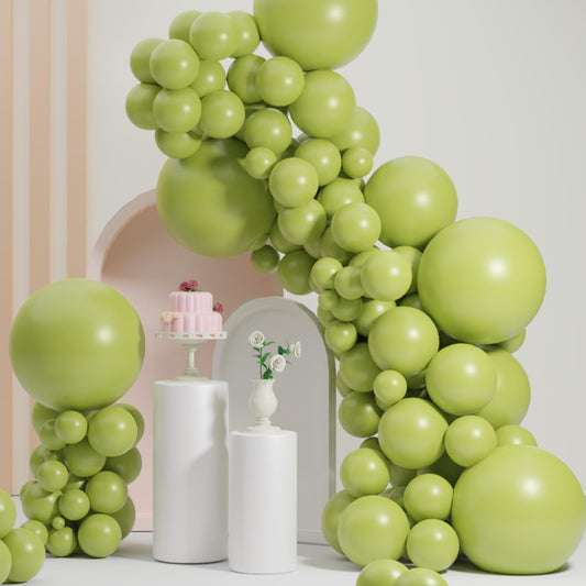 Green Balloons Different Sizes, Scmdoti Teender Green Balloons 18 12