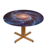 Spiral Galaxy Tablecloth with Elastic Edg 42" (Round) Spiral G