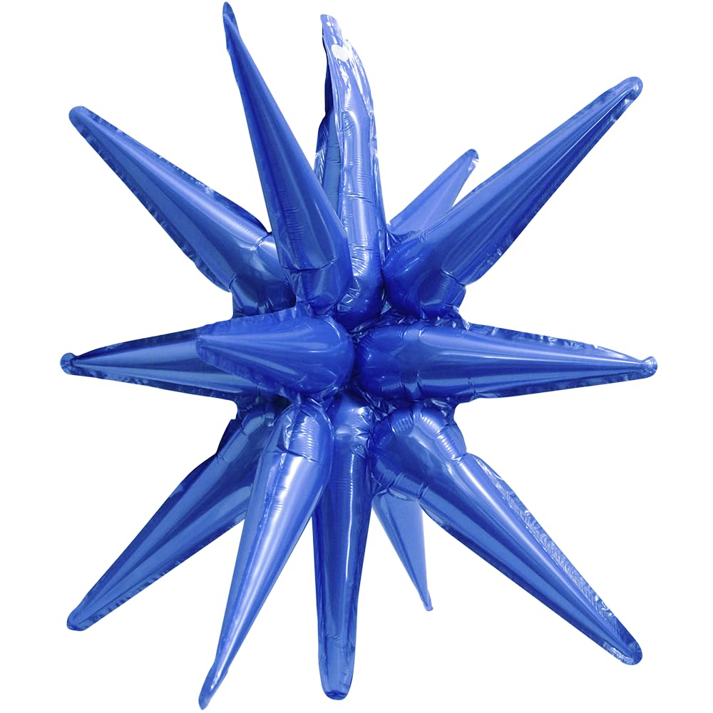 4D Explosion Burst Balloon With Integrated 14 Pointed One-Piece Star