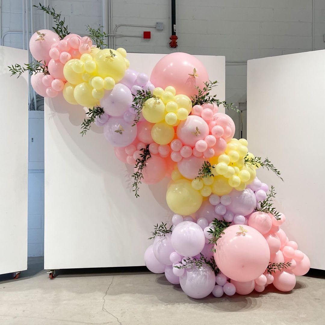Pastel Balloon Garland Arch Kit, 162pcs Assorted Colors Pastel Latex