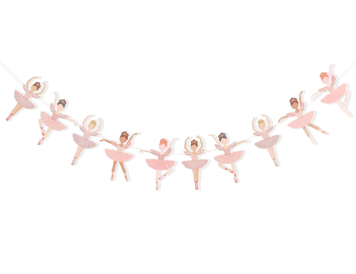 Ballet Girls Birthday Decorations - Ballerina Party Garland,Pink