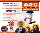 Reusable Novelty Can Mustache Clip - Clip-On Facial Hair Accessory