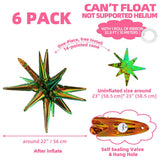 Dazzle Black Green Balloon 14-Pointed One-Piece Star Explosion Balloon