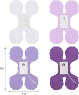 Purple White Lavender Party-Decorations Streamers-Garland - 12pcs