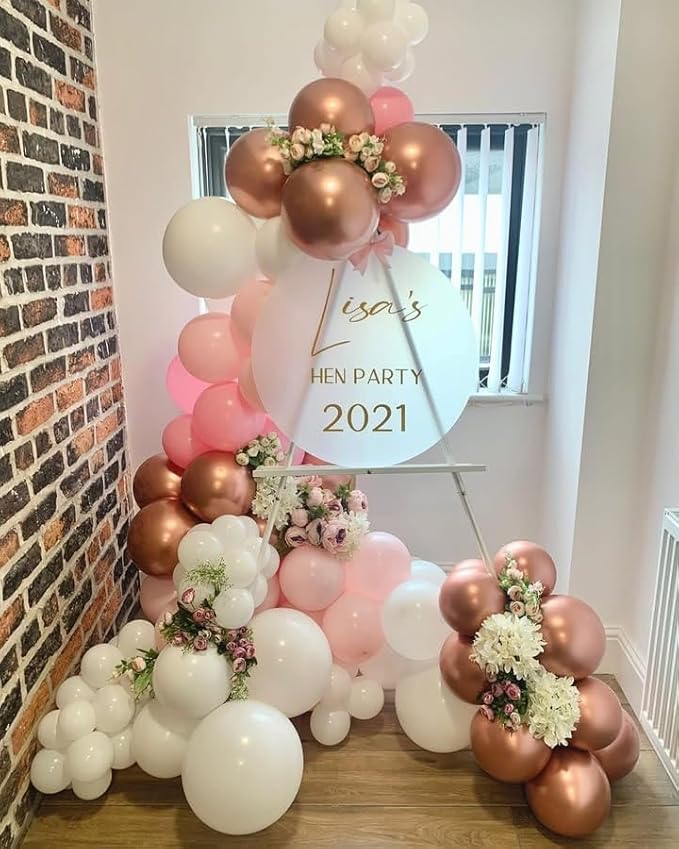Rose Gold Balloon Arch 120 Pcs Blush Pink Balloon Garland Dusty Pink