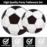Serves 24 Soccer Birthday Party Plates Napkins Soccer Party Supplies