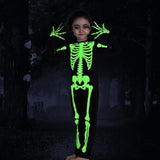 Kids Skeleton Costumes Halloween Costume Glow in The Dark Child