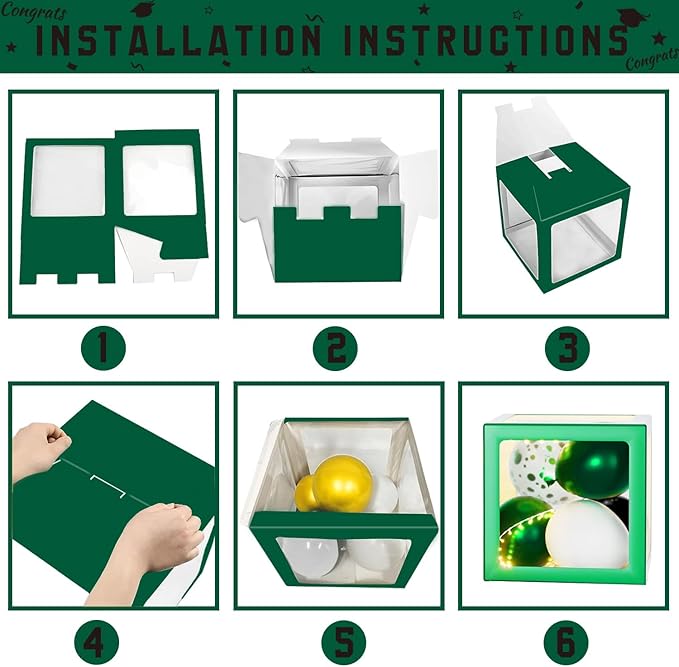 Graduation Decorations Class of 2026 - Green Graduation Decorations -