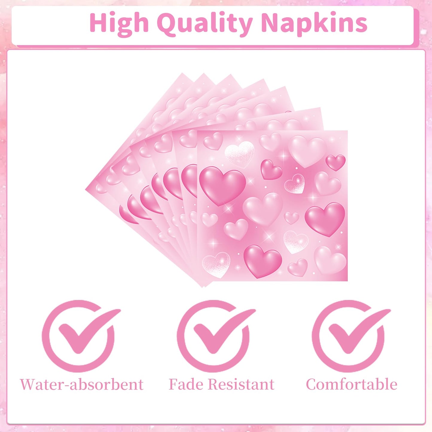 Rakuto 96PCS 2000s Party Decorations - Y2k Heart Disposable Paper