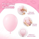 60pcs Cowgirl Balloons, Hot Pink Light Pink Confetti Cow Print Latex