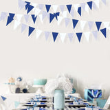 30 Ft Navy Blue White and Silver Party Decorations Royal Blue