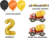 Construction 2nd Birthday Party Supplies Dump Truck Party