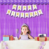 BRAVESHINE Tinsel Photo Backdrop Curtains - 2Pcs 3.2x8.2ft Pastel