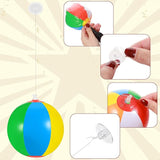 Hungdao Summer Beach Ball Hanging Decoration, Small Beach Ball with