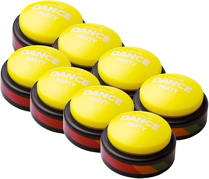 30 Second Dance Party - So Many Buttons (Pack of 8) | Dance Party