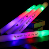 Blu7ive 30pcs Foam Light up Sticks Bulk, Glow in the Dark Party