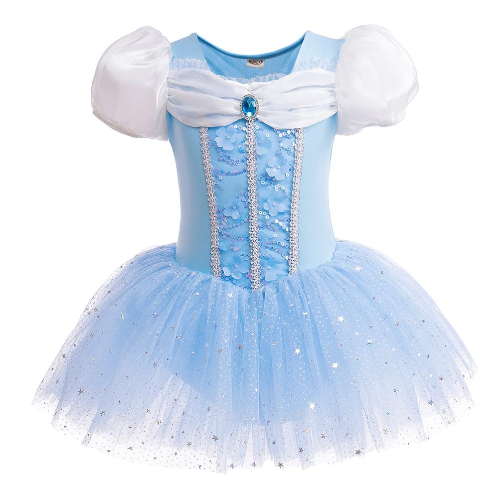 MYRISAM Cinderella Princess for Girls Ballet Dance Tutu Skirted