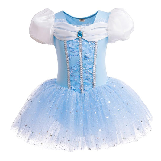 MYRISAM Cinderella Princess for Girls Ballet Dance Tutu Skirted