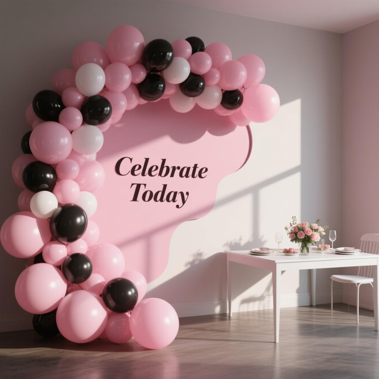 DRWKAY Pink Balloons 100 Pack, 12 Inch Latex Helium Pink Balloons