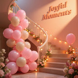DRWKAY Pink Balloons 100 Pack, 12 Inch Latex Helium Pink Balloons