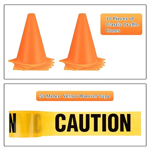 11 Pcs Construction Birthday Party Decorations Set with Mini Traffic