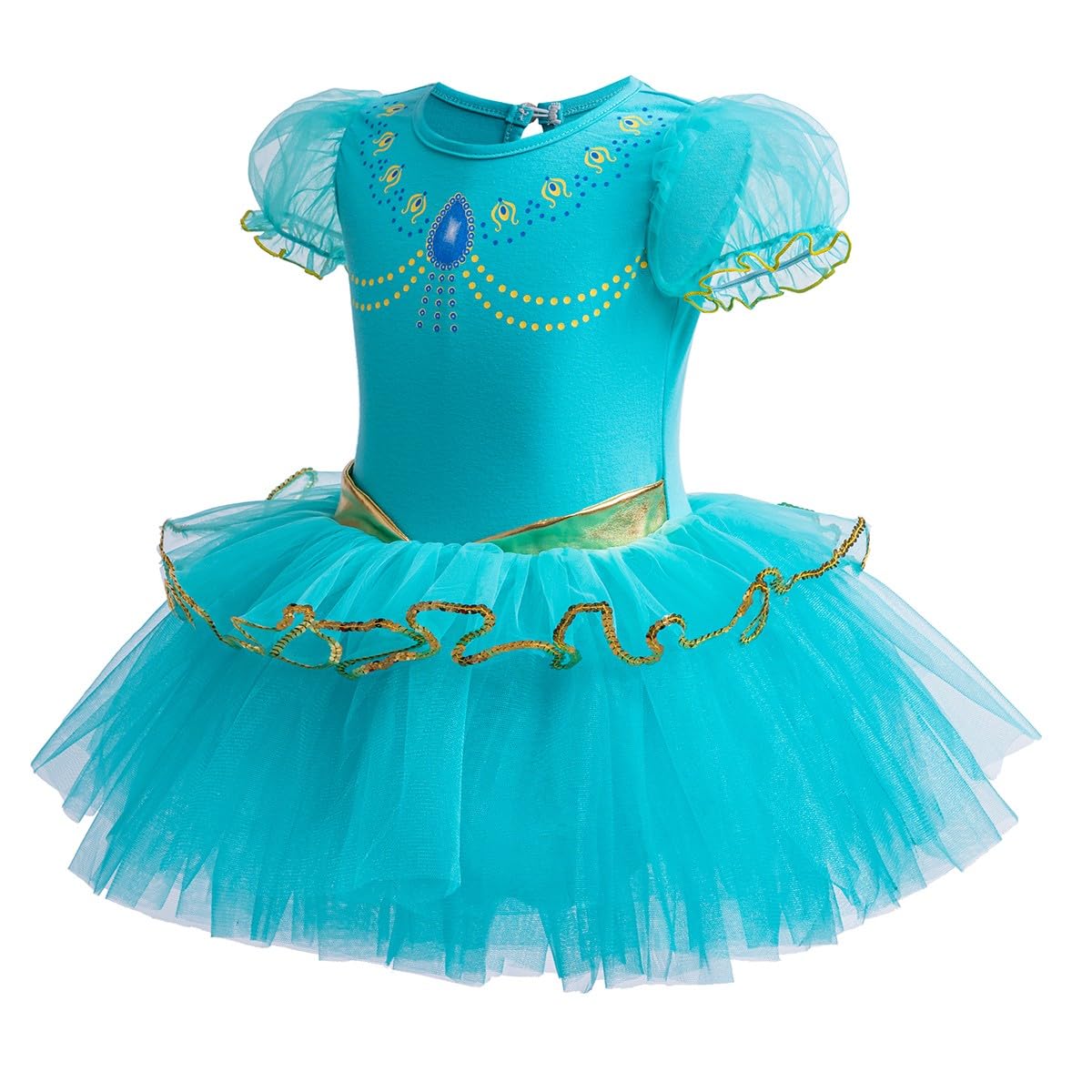 MYRISAM Jasmine Princess Leotards for Baby Girls Ballet Dance Tutu