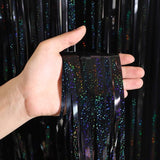 Graduation Decorations 2026 Foil Fringe Curtains- Melsan 3 Pack 3.2 x