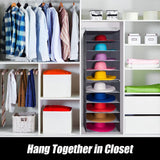 LADYBRO Large Hat Storage for Closet Hanging Organizer for Wide Brim